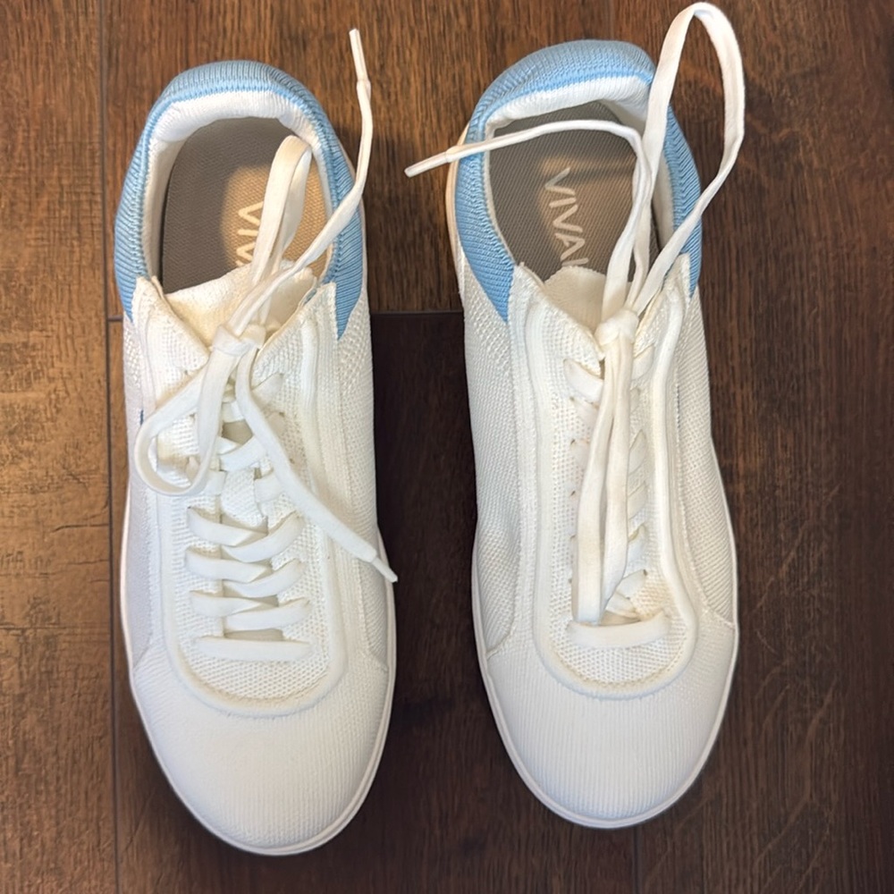 Vivaia Unisex Casual V Prime Sneaker white Blue US 7 EU 38
